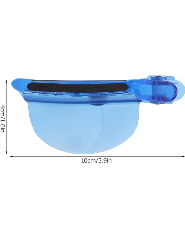 Clips de Pelo Yosoo 2PCS Aislamiento Térmico 10x4cm Azul