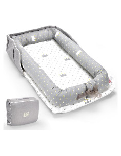 Recliner Infantil Ajustable Ceniza de Corona para Bebés 0-12 Meses
