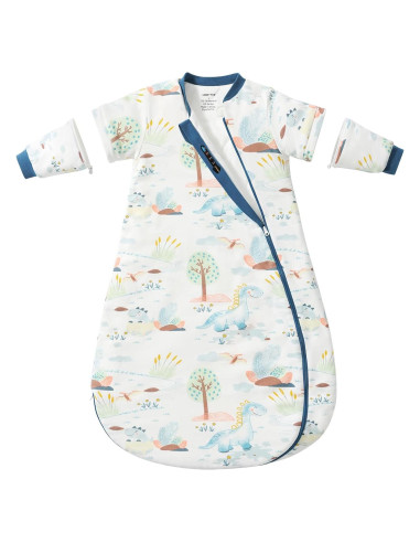 Saco de Sueño para Bebés 3-6 Meses Algodón Dinosaurio 1.0 TOG