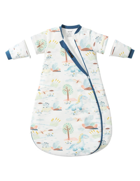 Saco de Sueño para Bebés 3-6 Meses Algodón Dinosaurio 1.0 TOG