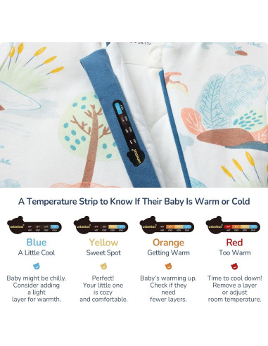 Saco de Sueño para Bebés 3-6 Meses Algodón Dinosaurio 1.0 TOG