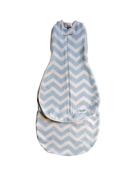 Saco de Dormir Woombie Crece Conmigo 0-18 Meses Chevron Azul