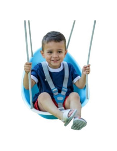 Columpio para Bebés Swurfer Coco - Arnés 3 Puntos, Azul