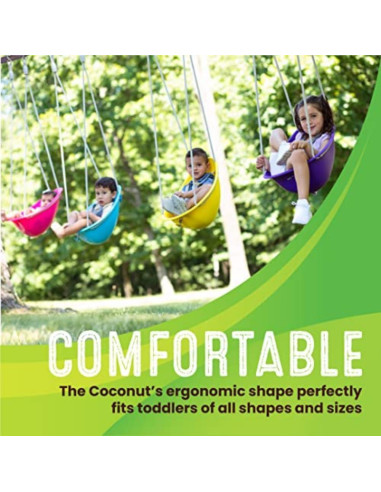 Columpio para Bebés Swurfer Coco - Arnés 3 Puntos, Azul