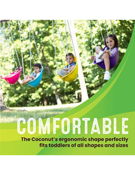 Columpio para Bebés Swurfer Coco - Arnés 3 Puntos, Azul