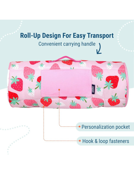 Colchoneta de Siesta Wildkin 109 cm Microfibra con Almohada