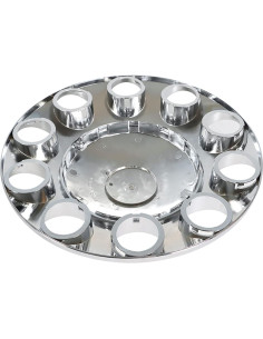 2 Cubiertas de Eje Frontal Cromadas Waltyotur 33mm para Camiones 2