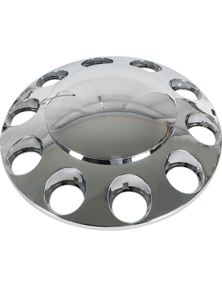 2 Cubiertas de Eje Frontal Cromadas Waltyotur 33mm para Camiones