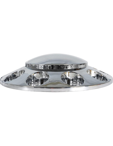 2 Cubiertas de Eje Frontal Cromadas Waltyotur 33mm para Camiones