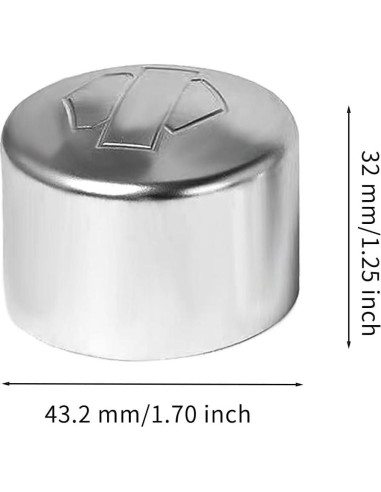 Cubiertas de Tuercas del Eje Delantero Aluminio CNC MOTOFITOOL