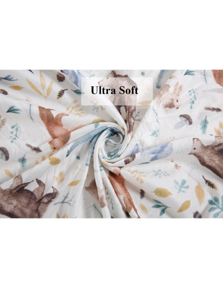 Sábanas para Cuna Tontukatu Pack de 4 Ultra Suaves 88.9x53.34 cm