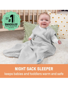 Saco de Sueño Ingenuity 3-18 Meses 100% Algodón 1.0 TOG 2