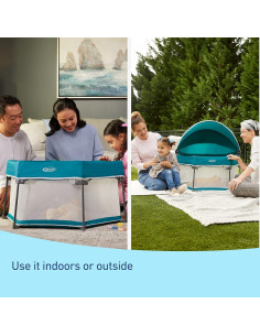 Cuna de viaje Graco Travel Lite Mini - Plegable, UV 50 2