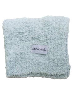 Manta para Bebé Saranoni Bamboni Mini Azul 38x51 cm Suave