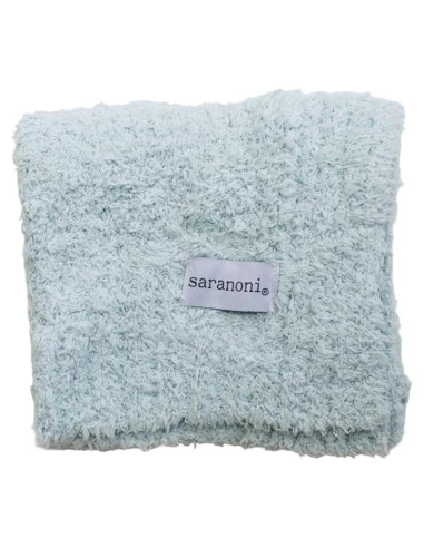 Manta para Bebé Saranoni Bamboni Mini Azul 38x51 cm Suave