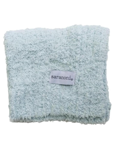 Manta para Bebé Saranoni Bamboni Mini Azul 38x51 cm Suave
