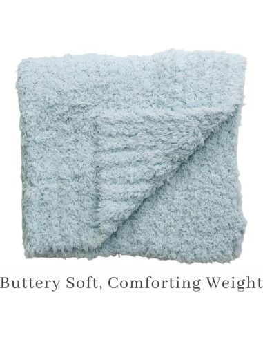 Manta para Bebé Saranoni Bamboni Mini Azul 38x51 cm Suave