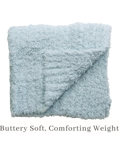 Manta para Bebé Saranoni Bamboni Mini Azul 38x51 cm Suave