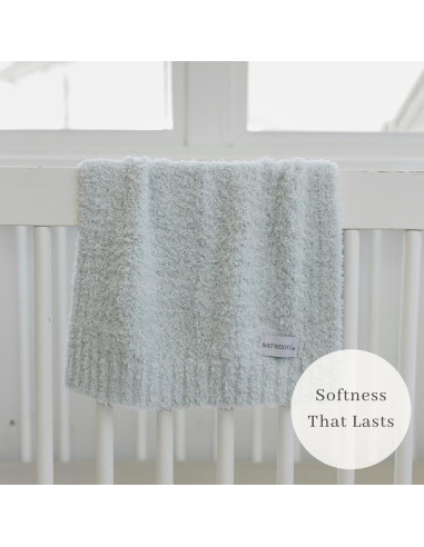 Manta para Bebé Saranoni Bamboni Mini Azul 38x51 cm Suave