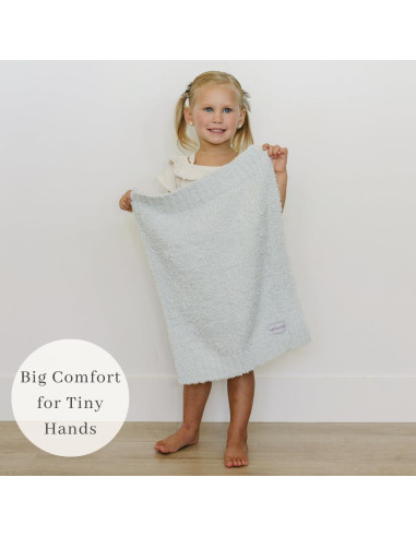 Manta para Bebé Saranoni Bamboni Mini Azul 38x51 cm Suave