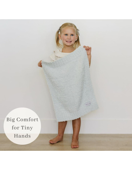 Manta para Bebé Saranoni Bamboni Mini Azul 38x51 cm Suave