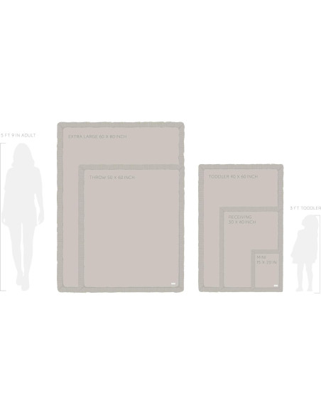 Manta para Bebé Saranoni Bamboni Mini Azul 38x51 cm Suave