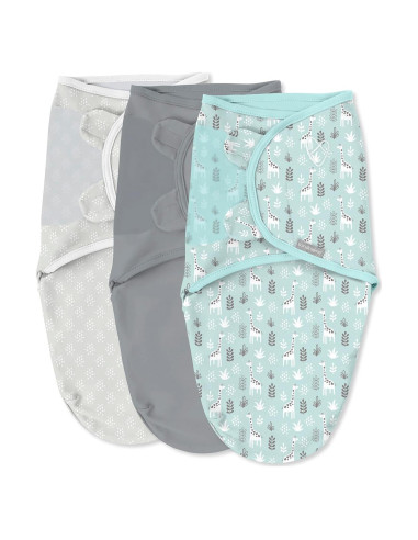 SwaddleMe Swaddle Original 100% Algodón 0-3 Meses Paquete de 3