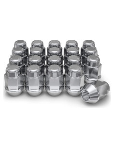 Tuerca de Rueda Acorn M12x1.5 White Knight 20 Piezas Cromadas