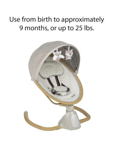 Columpio Bluetooth Safety 1st Dunes Edge 5 Modos 11.34 kg 2