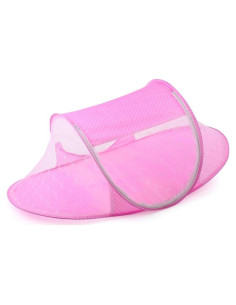 Cama portátil plegable para bebés Fafeicy 110x60 cm rosa