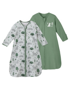 Saco de Sueño para Bebés Yoofoss 0-6 Meses Algodón Orgánico