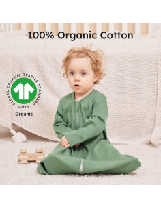 Saco de Sueño para Bebés Yoofoss 0-6 Meses Algodón Orgánico 2