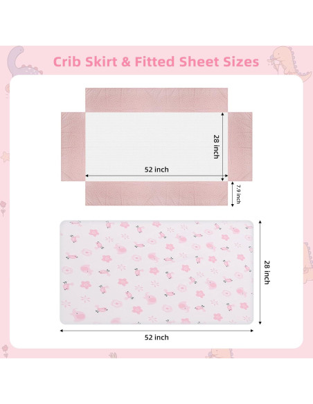 Juego de Ropa de Cuna YCDTMY 3 Piezas Rosa Elefante