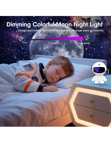 Proyector Planetario Astronauta HT-F05, 12 Discos de Imagen