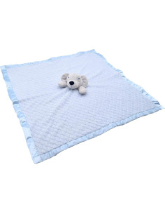 Manta de Seguridad para Bebés Everyday Kids Azul con Perro 76x76 cm 2