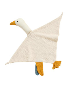 Manta de Seguridad de Algodón Suave TRYUTRY Crema 61x46cm