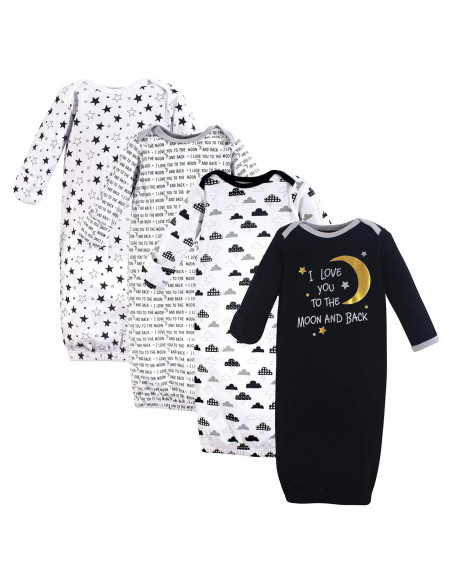 Vestidos de Algodón Hudson Baby para Bebés 0-6 Meses