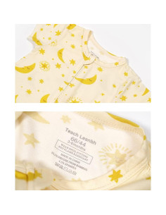 Pijamas de Viscosa de Bambú para Bebés 12-18 Meses Rojo 2