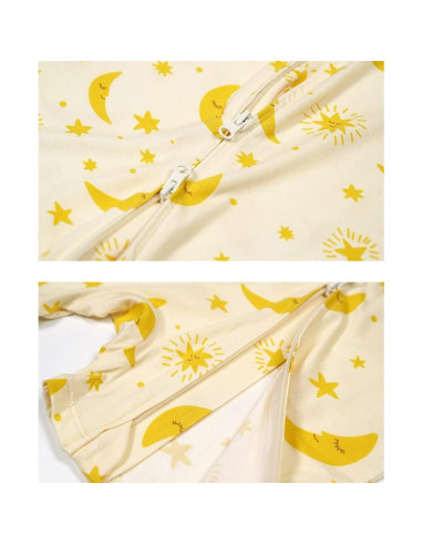 Pijamas de Viscosa de Bambú para Bebés 12-18 Meses Rojo