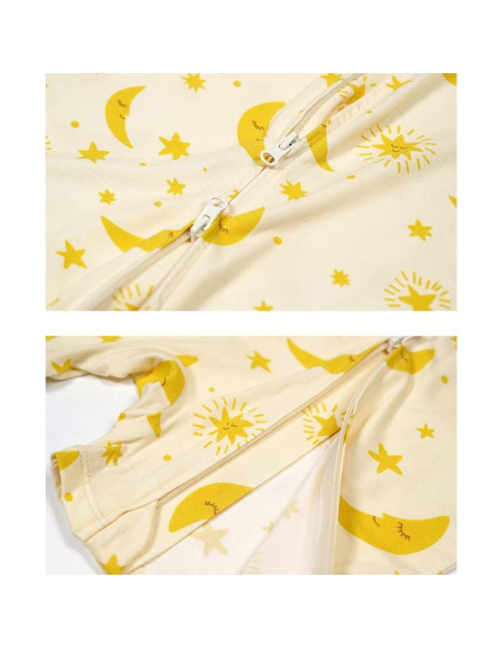 Pijamas de Viscosa de Bambú para Bebés 12-18 Meses Rojo