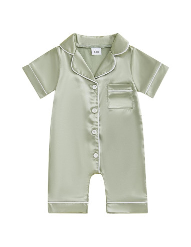 Pijamas de Seda Satinada Kuriozud para Niña 0-24 Meses