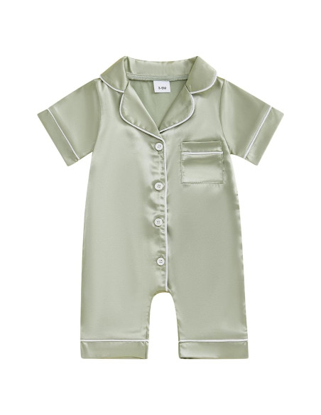 Pijamas de Seda Satinada Kuriozud para Niña 0-24 Meses