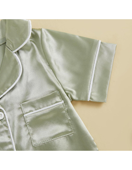 Pijamas de Seda Satinada Kuriozud para Niña 0-24 Meses