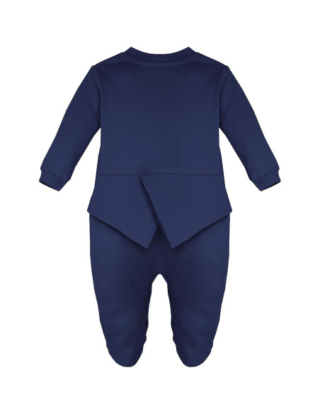 Traje de Gala para Bebé Niño Lilax con Pajarita Marino 3 Meses