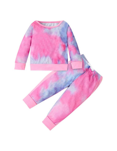 Conjunto de Otoño para Niñas YALLET Sudadera y Pantalón 3-4T