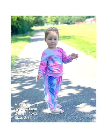 Conjunto de Otoño para Niñas YALLET Sudadera y Pantalón 3-4T