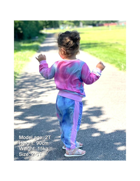 Conjunto de Otoño para Niñas YALLET Sudadera y Pantalón 3-4T