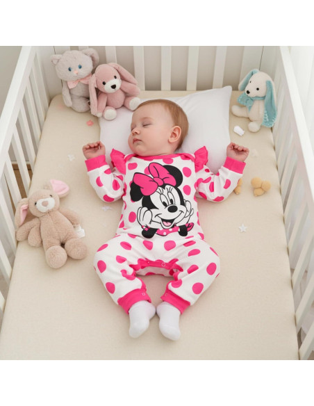 Conjunto Ropa Bebé Niña Disney Minnie Mouse 9-12 Meses Rosa