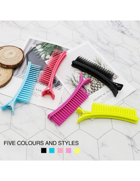 2 Clips de Pelo Cocodrilo Beavorty para Estilismo Profesional