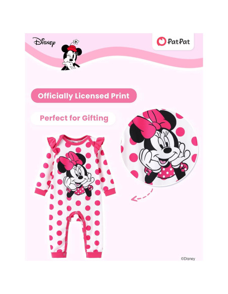 Conjunto Ropa Bebé Niña Disney Minnie Mouse 9-12 Meses Rosa